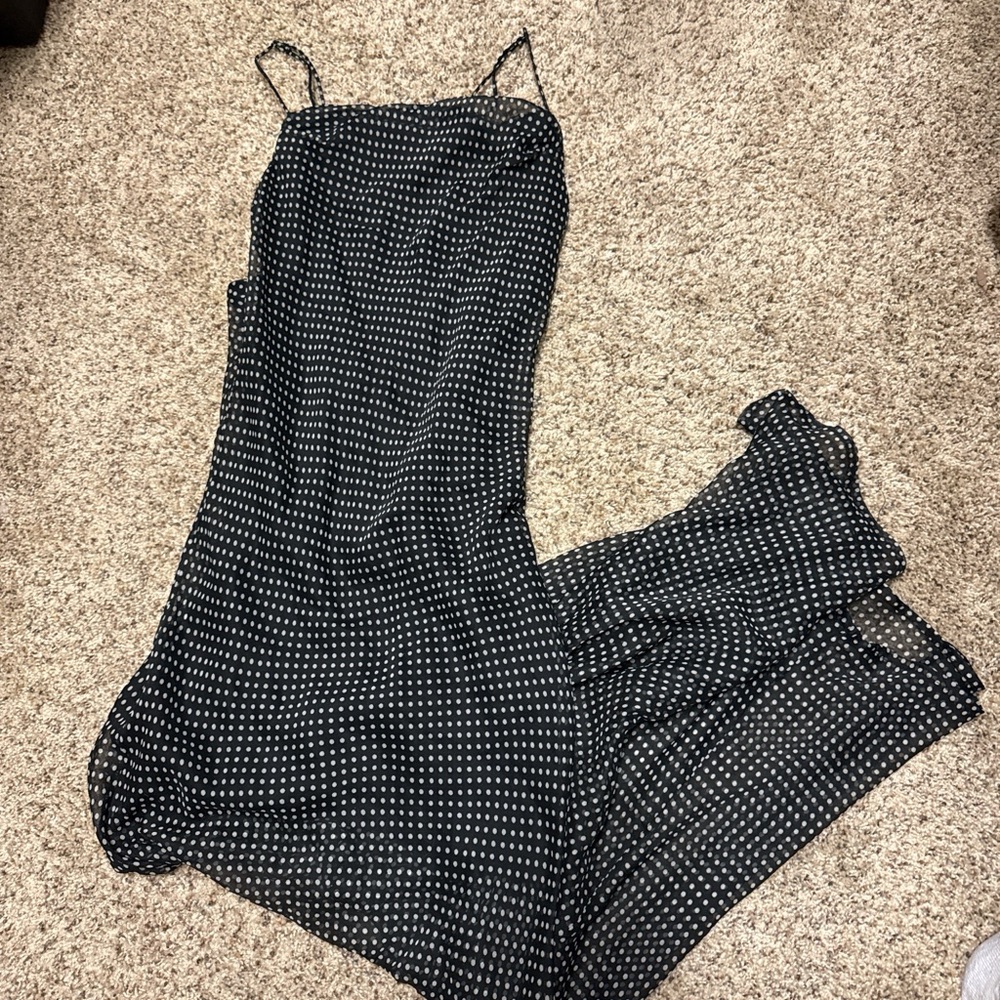 Urban Outfitters black and white polka dot dress